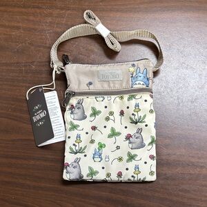 LoungeFly My neighbor Totoro Crossbody Bag with Floral Print